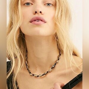 Free People Low Tide Necklace Set (2) in Gold. NWOT